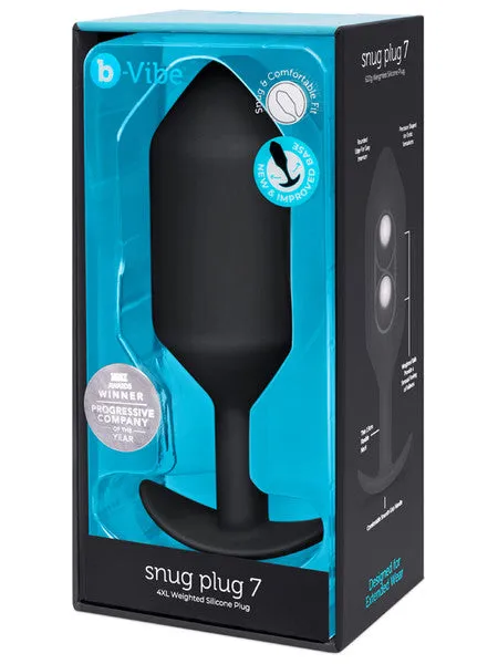 B-VIBE SNUG PLUG 7 BLACK | B-Vibe Anal