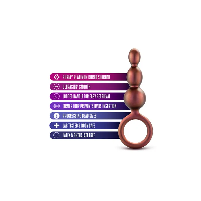 Blush Novelties Anal | Anal Adventures Matrix Beaded Loop Butt Plug