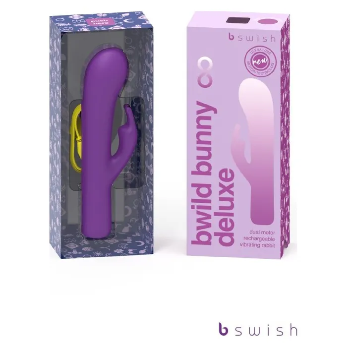 Bswish Vibrators | Bwild Bunny Infinite Deluxe Purple G Spot Rabbit Vibrator USB