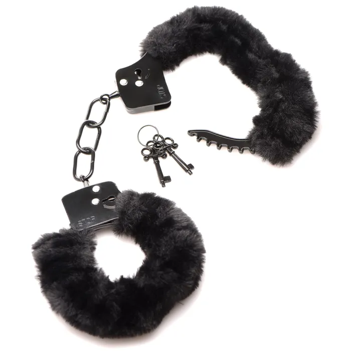 Female Sex Toys | Cuffed In Fur Furry Handcuffs - Master Series