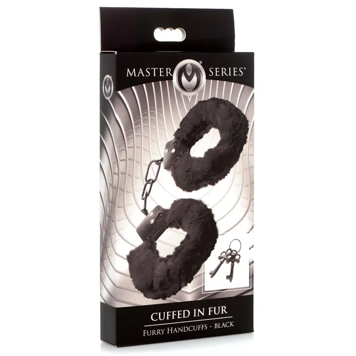 Female Sex Toys | Cuffed In Fur Furry Handcuffs - Master Series
