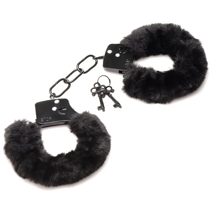 Female Sex Toys | Cuffed In Fur Furry Handcuffs - Master Series