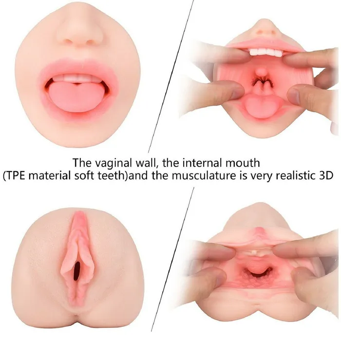 Libra Double Ended Male Masturbator Vagina Oral Sex Stroker Pocket Pussy | BeBuZZed Male Sex Toys