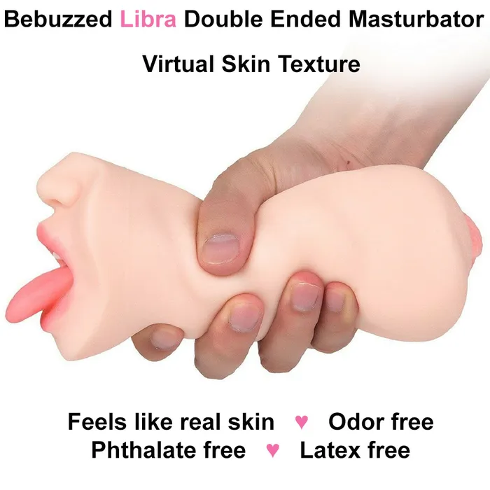 Libra Double Ended Male Masturbator Vagina Oral Sex Stroker Pocket Pussy | BeBuZZed Male Sex Toys