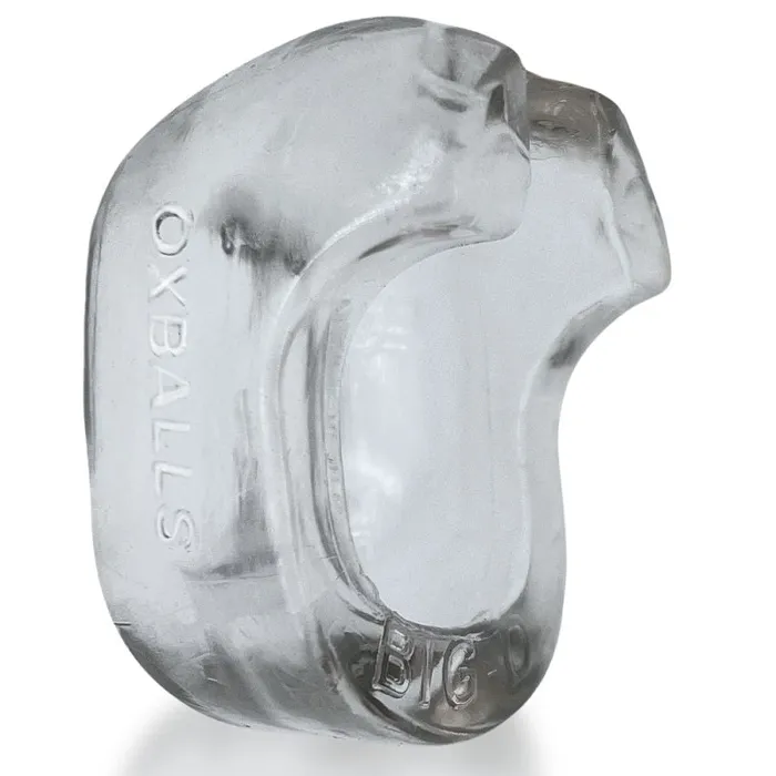 Male Sex Toys OxBalls Big D Shaft Grip Cock Ring Clear