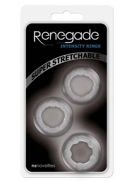 NS NOVELTIES Male Sex Toys Renegade Intensity Rings