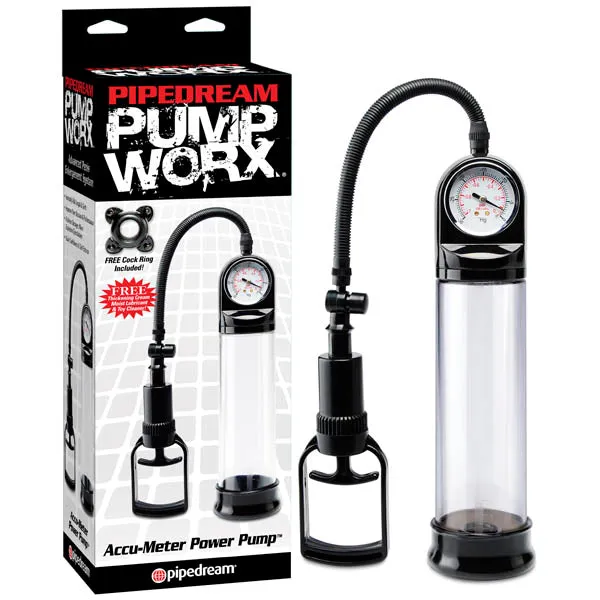 Pipedream Male Sex Toys Pumpworx AccuMeter Power Pump