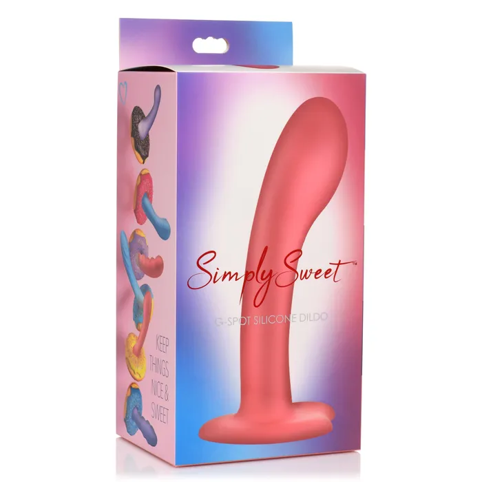 Ribbed Silicone Blue Dildo | Simply Sweet Female Sex Toys