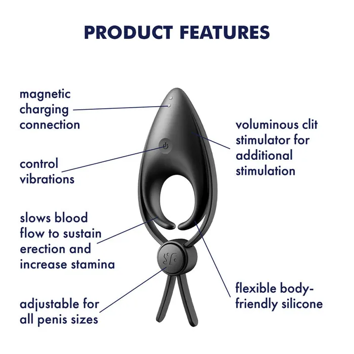 SATISFYER Male Sex Toys | Satisfyer Sniper Adjustable Lasso Ring