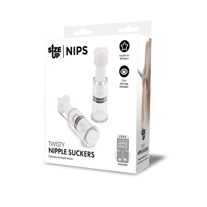 Xgen Products Male Sex Toys Size Up Twisty Nipple Suckers Small