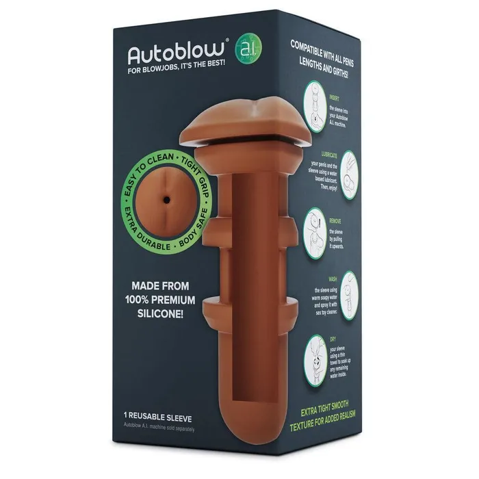 Autoblow A.I Reusable Anus Sleeve | Autoblow Male Sex Toys
