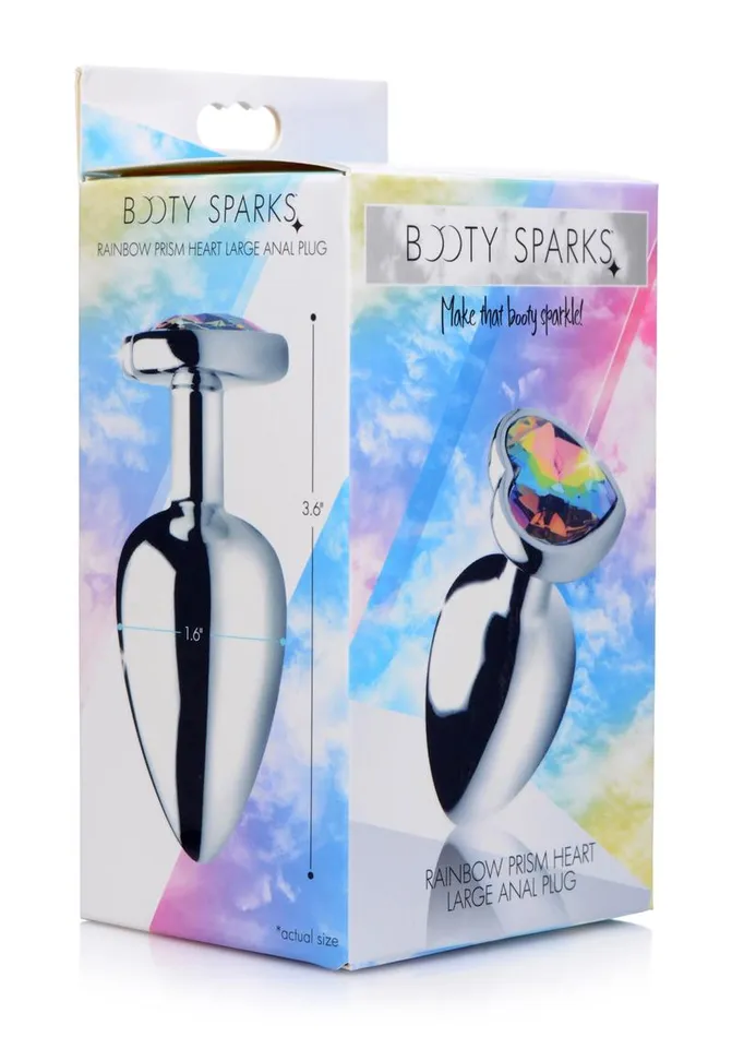 Booty Sparks Rainbow Prism Heart Anal Plug | Booty Sparks Anal