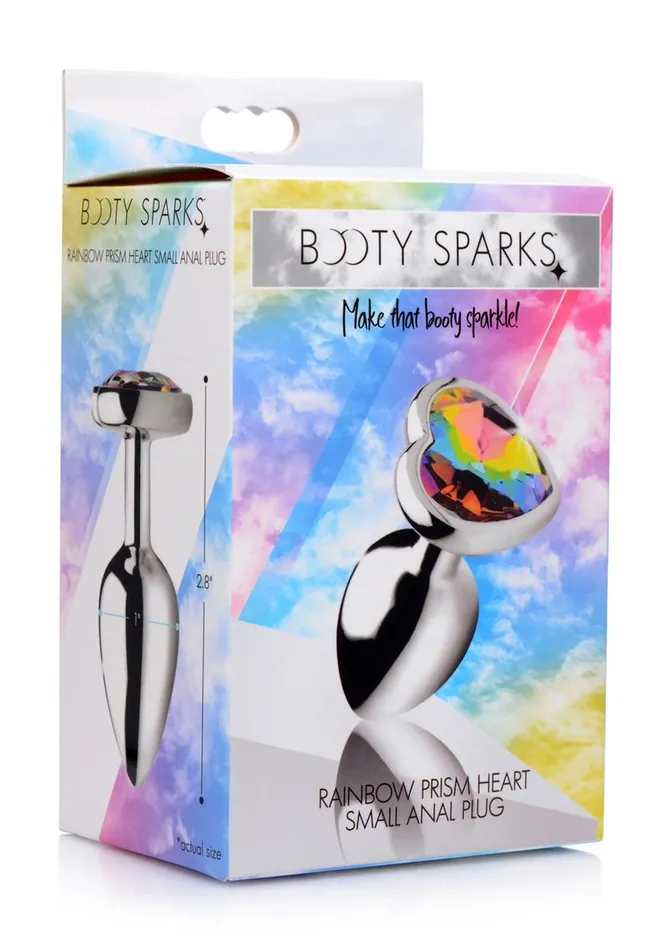 Booty Sparks Rainbow Prism Heart Anal Plug | Booty Sparks Anal