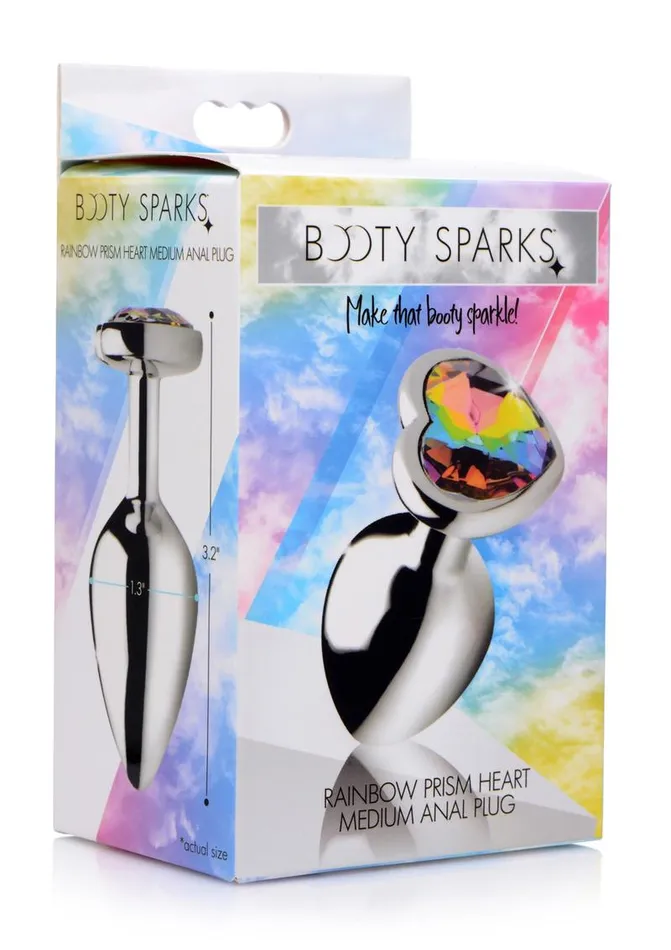 Booty Sparks Rainbow Prism Heart Anal Plug | Booty Sparks Anal