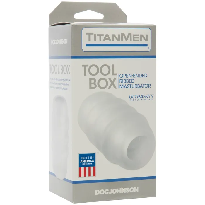 Doc Johnson Dildos | Titanmen Tool Box Masturbation - Clear