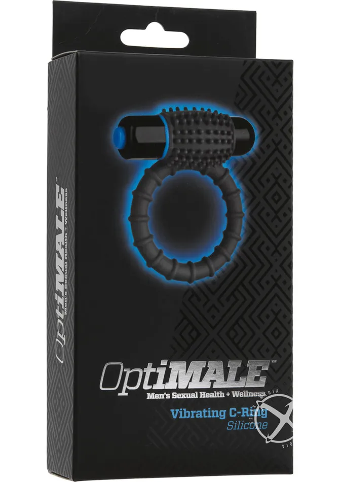 Doc Johnson Enterprises Optimale Vibrating CRing Slate Male Sex Toys