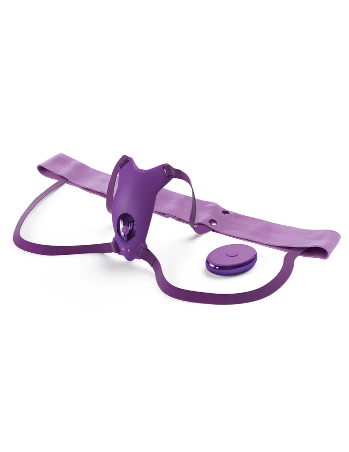 Female Sex Toys Ultimate Butterfly Strapon Purple Pipedream