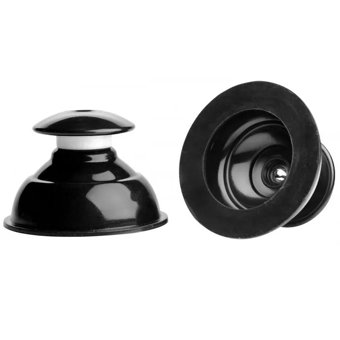 Female Sex Toys XR Brands Plungers Extreme Suction Silicone Nipple Suckers