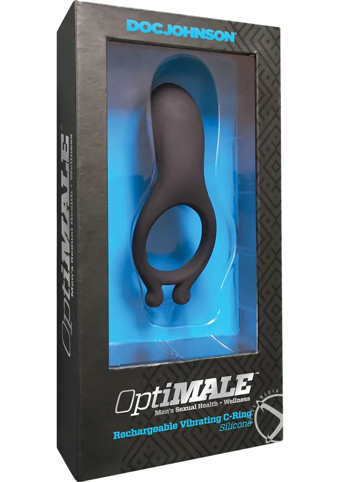 Optimale Rechargeable Silicone Vibrating Cock Ring | OptiMALE Male Sex Toys