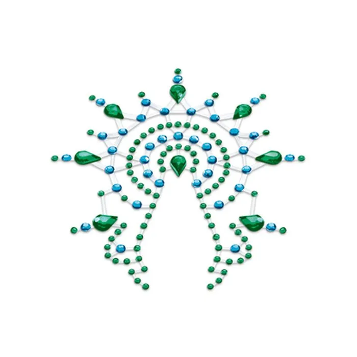 Petits Joujoux Green Crystal Nipple Covers | Petits JouJoux Female Sex Toys