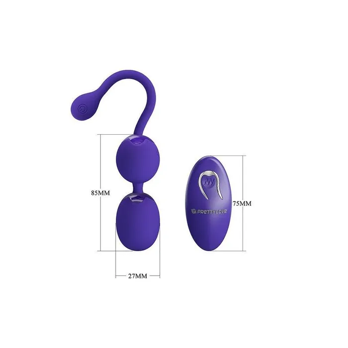 Pretty Love Female Sex Toys | Pretty Love Willie Kegel Balls Remote