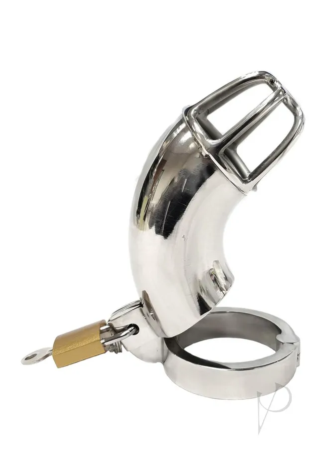 Rouge Garments Male Sex Toys Rouge Cock Cage WPadlock Steel