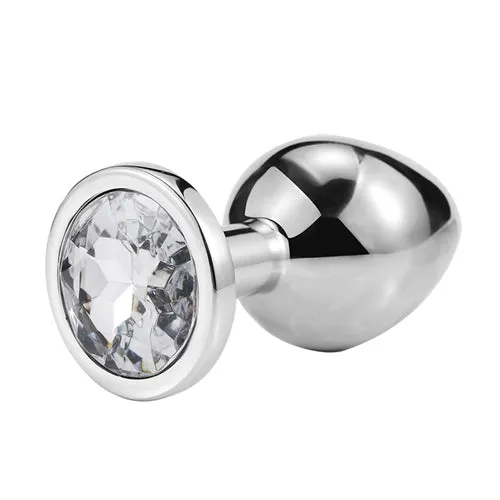Jeweled Butt PlugClear Stone Aimitoy Anal